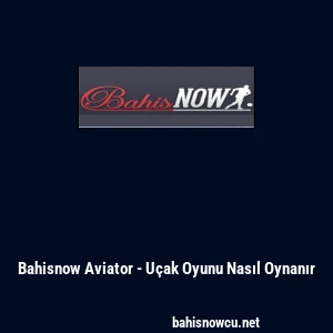 Bahisnow Aviator - U&ccedil;ak Oyunu Nasıl Oynanır
